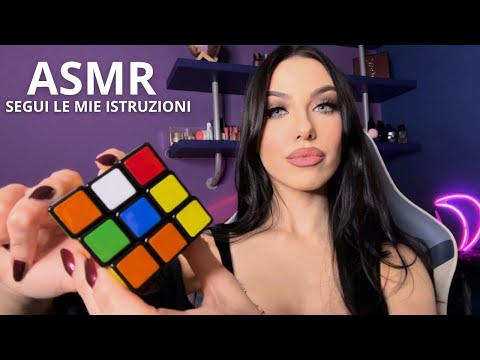 ASMR - SEGUI LE MIE ISTRUZIONI PER DORMIRE, MA TIENI GLI OCCHI CHIUSI