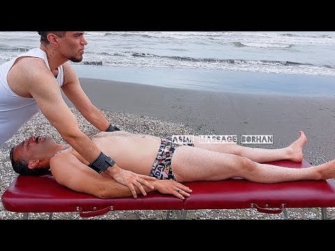 ASMR Ocean Massage 🌊 Ultimate Relaxation with Sea Waves & Healing Touch