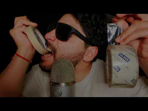 ASMR TAPE & MOUTH Sounds ONLY (NO WHISPERING / NO TALK) 1 Hour Deep Sleep