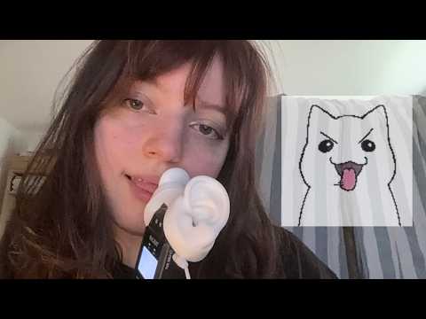 ASMR // Aggressive vs. slow ear lickies // let me lick your brain out