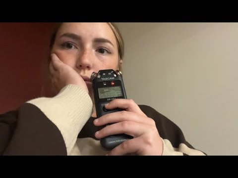Cupped Crispy Whispers, trigger words, mouth sounds ~ W/ Tascam 