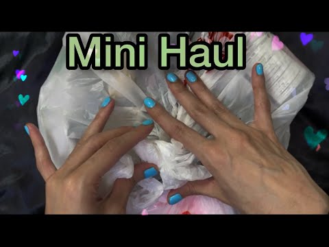ASMR Haul Whisper [Mini Haul] - Drug Store cute, cool, Must Haves & Finds! Plastic Crinkles