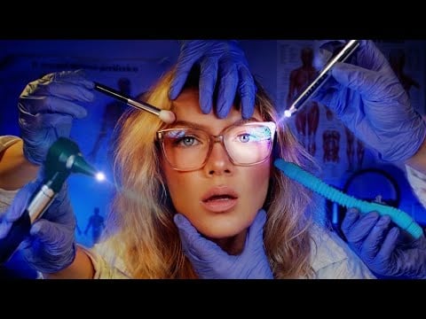 ASMR 🩺 Left, Right or Behind you? Anticipatory 360° Otoscope Exam & 3D Deep Ear Triggers