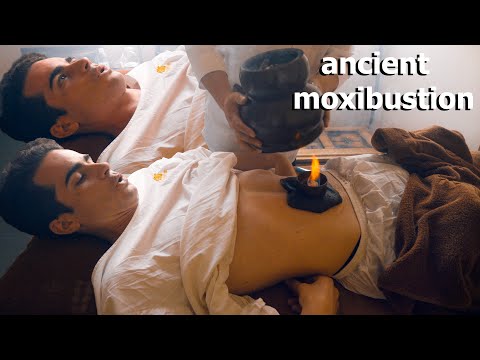ASMR: HO PROVATO LA MOXIBUSTIONE con MASSAGGIO CINESE più PAZZESCA della CINA!