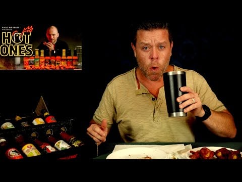ASMR: I SURVIVED the Hot Ones Challenge