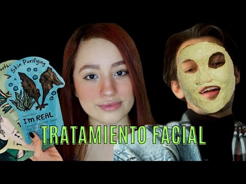 LIMPIEZA FACIAL A MOL ASMR | CUIDANDO A: SERIE | ROLEPLAY | ASMR Español