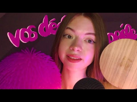 ~ ASMR FR ~ Vos déclencheurs préférés/Your favorite triggers 🥰 #asmr