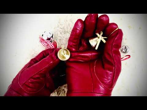 LEATHER GLOVES ✋🤚  Creaky Leather and  Tiny Ringing Bells🎧  [[ASMR]]