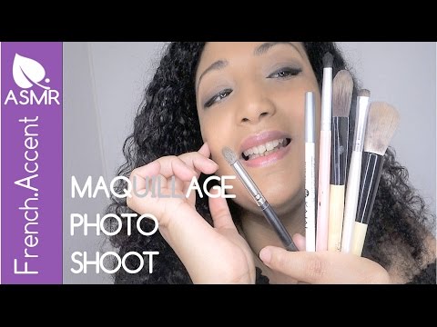 [ASMR français] Maquillage photoshoot professionnel de star ASMR  *mise de faux cils