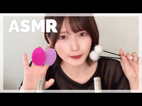大好きなマイクで音遊びASMR🎤梵天、シリコンパフ｜Playing with RODE NT5 Triggers