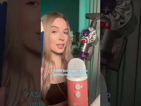 ASMR but triggers keep getting more expensive💵#asmr #asmrsounds #asmrvideo #sleep #triggersforsleep