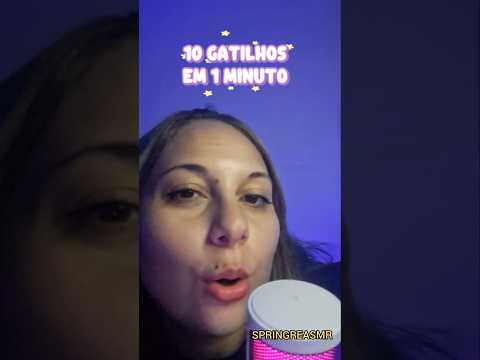 ASMR | Qual gatilho você mais gostou? 😘 #shorts