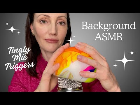 Extra Tingly Background (No Talking) ASMR ✨ Various Triggers ✨ Squishy balls | Brushing | Rubbing 🤫😌