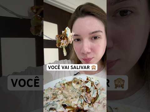 SALADA CREMOSA IRRESISTÍVEL 🤤 #receitafacil #asmr