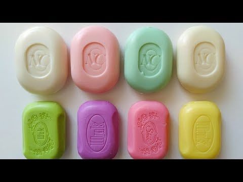 Dry Soap carving ASMR/ Semi dry soap/relaxing sounds/ Satisfaction ASMR video/Cutting soap