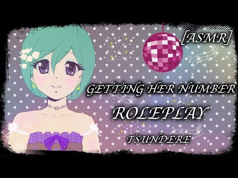 [ASMR] Getting Her Number Roleplay (Tsundere) (Club setting)