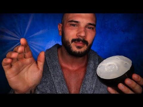 ASMR Relaxing Bedtime Massage | Skin Tracing - Slow Massage - Facial Cleanse - Safe Male Whispering