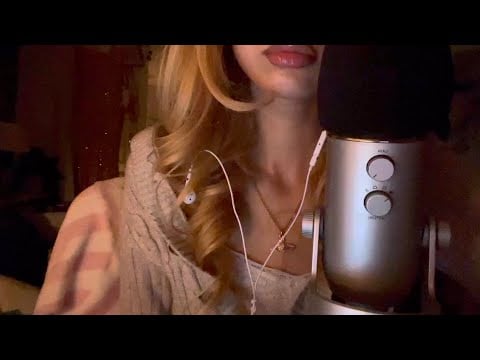 ASMR soft spoken German and English + triggers
