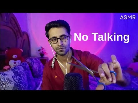 ASMR Scissors✂️ & Water Spray💦 Triggers (No Talking)
