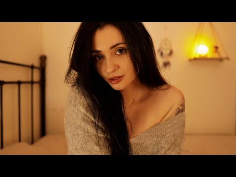 ASMR en la cama contigo 💖​ Te ayudo a dormir [4K]