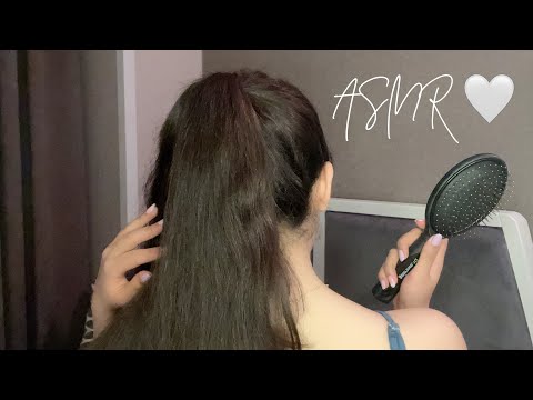 Mind Melting ASMR (Brushing My Hair Over My Face, Brushing My Ponytail, Hair Flipping)