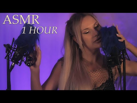 1 HOUR ASMR 💜 "Relax, It's Ok" - Fluffy Mics Sounds & Soft Whispering