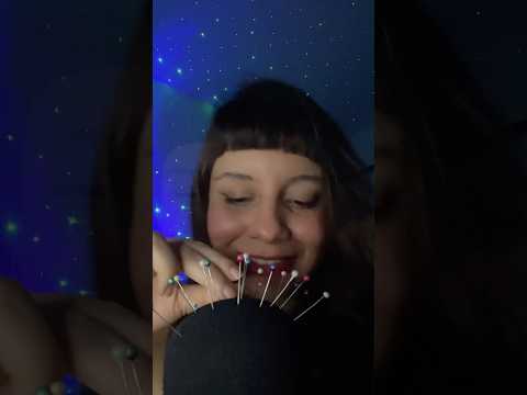 ASMR Brain Acupuncture 📍 Pin Sounds no Microfone (Tingles Intensos) #shortsasmr #shorts