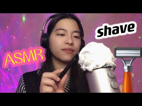 ASMR Role Play Brain Massages Shave 🪒 Cream On Mic #asmrsleep #shaving #asmrroleplay