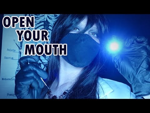 Goth Dentist Examines Your Teeth | ASMR Dentist & Medical Exam Roleplay