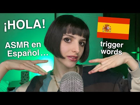 ASMR Spanish Trigger Words 🇪🇸 | Susurros con Palabras Trigger en Español que Dan Cosquilleo
