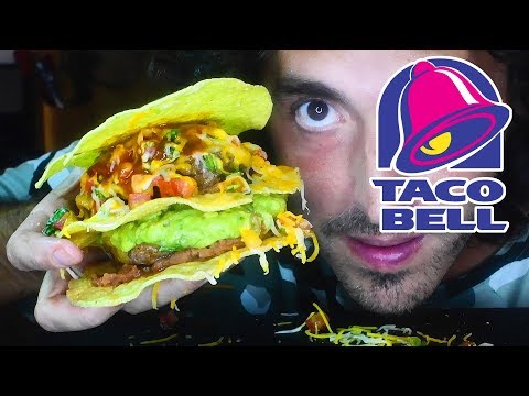 NEW TACO BELL BURGERS!?  * Mukbang Asmr * | Nomnomsammieboy