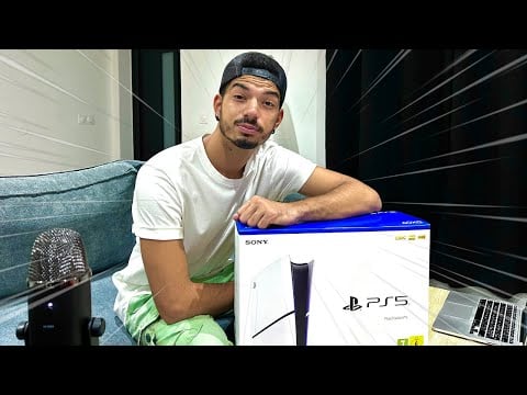 ASMR Unboxing PS5 Slim