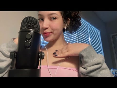 ASMR | Mic scratching🎤Mouth sounds🫦 and Whispering very closer💗