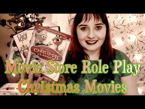 ASMR Movie Store Role Play 🎄Christmas Movies 🎄 (12 Days Of ASMR)