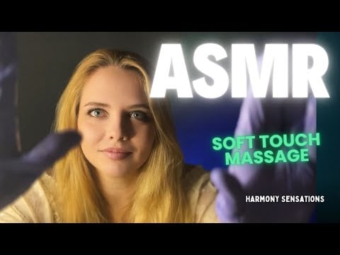 ASMR - Soft and Relaxing Massage in Latex Gloves. Anxiety Relief. No Talking