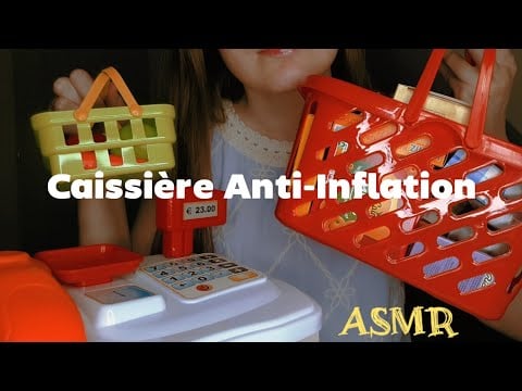 Roleplay Caissière (Tes mini courses anti-inflation) 💰 #ASMR