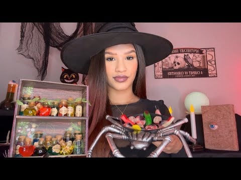 ASMR Bruja te limpia las energías y te prepara poción magica 🧙‍♀️ (roleplay en español)