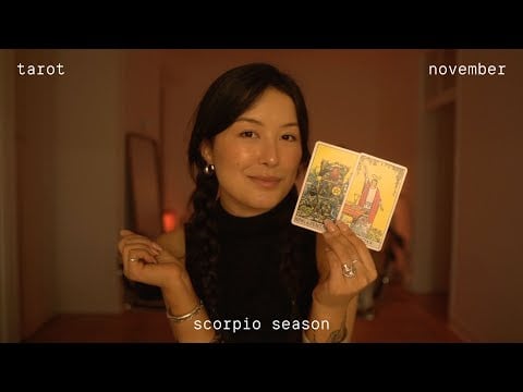 asmr tarot ♏️ pick a card for november & scorpio season (TIMELESS energy readings)