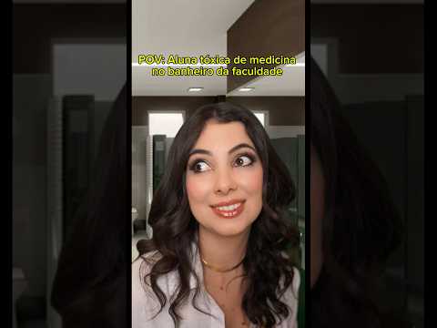 POV: Aluna tóxica de medicina no banheiro da faculdade #asmr #asmrsounds