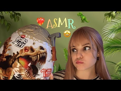 ✨АСМР✨РАСПАКОВКА ДИНОЗАВРА🦖🦕✨ASMR✨