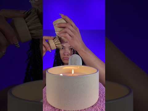 ￼Candle trigger with some added brushing #asmr #shorts # #tingles