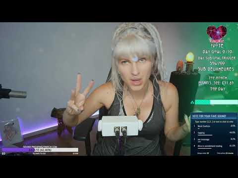 ASMR Twitch Live stream - 2 hours of tingles - binaural