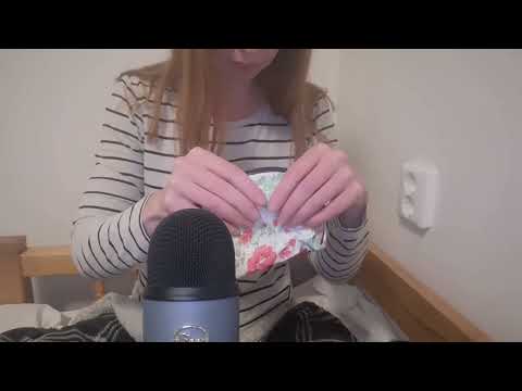 asmr - erilaisia ääniä (mm. muovirapisteluja ja talouspaperin repimistä) ☺️