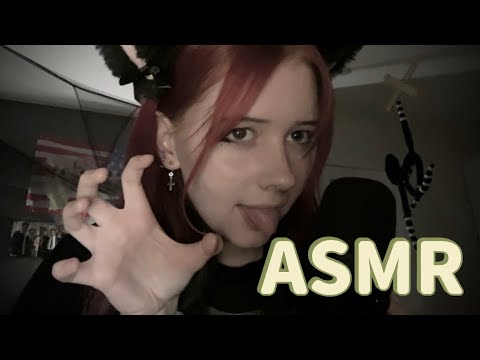ASMR Я ТВОЯ КОШКОДЕВОЧКА / ролевая игра, звуки рта