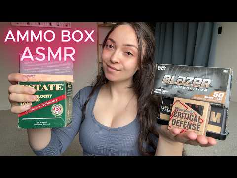 ASMR What's In My Ammo Box | BLUE YETI MIC |