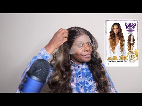 BUTTA LACE SENSATIONAL OCEAN WAVE 30 " ASMR LACEFRONT WIG
