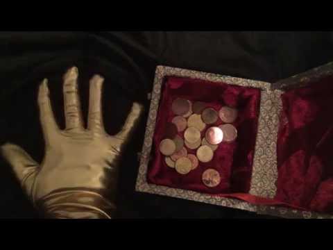 Gloves ,leather and coins Part 2 [[ ASMR ]]