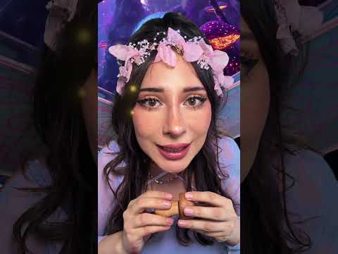 El honguito mágico 🍄‍🟫✨ #asmr #mouthsounds #asmrespañol #asmrmakeup