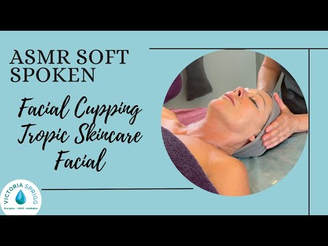 Delicious Tropic Skincare Facial with Gua Sha, Rollers, Facial Cupping and Scalp Massage ASMR