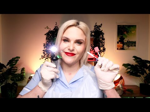 ASMR Ear Exam & Ear Cleaning